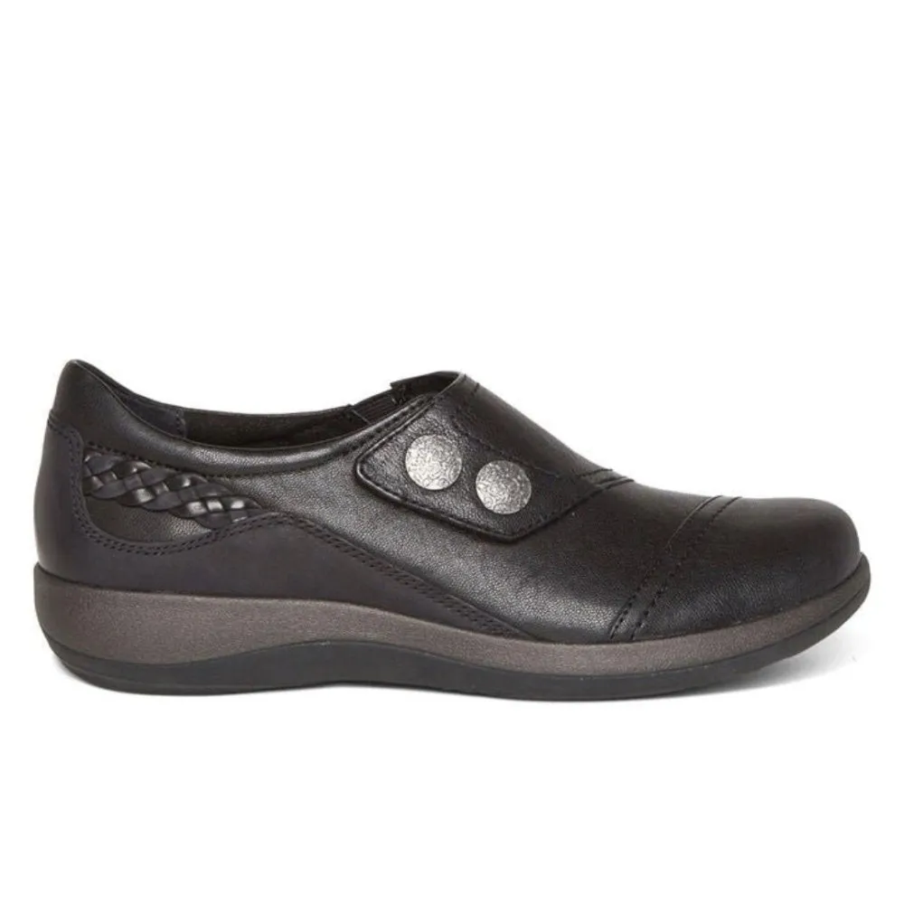 Aetrex Women's Karina Monk Strap - Black