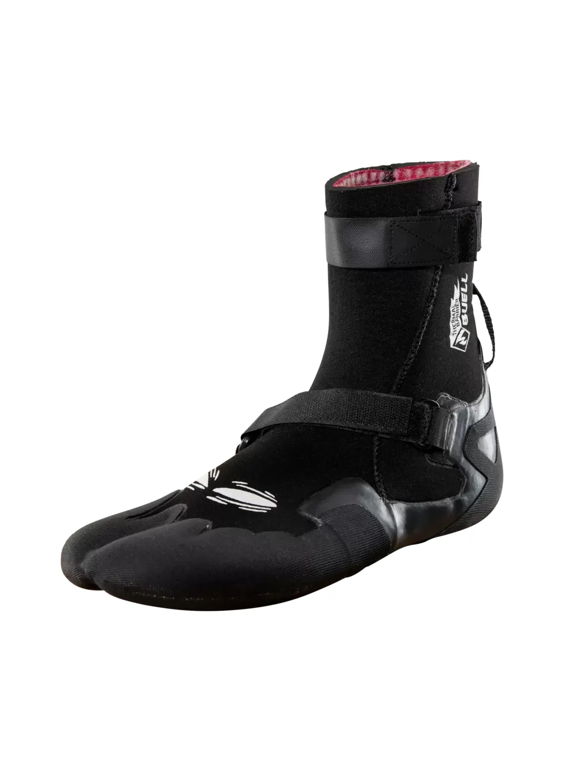 Buell 5mm Split Toe Super Bootie - Neoprene Boots - Black