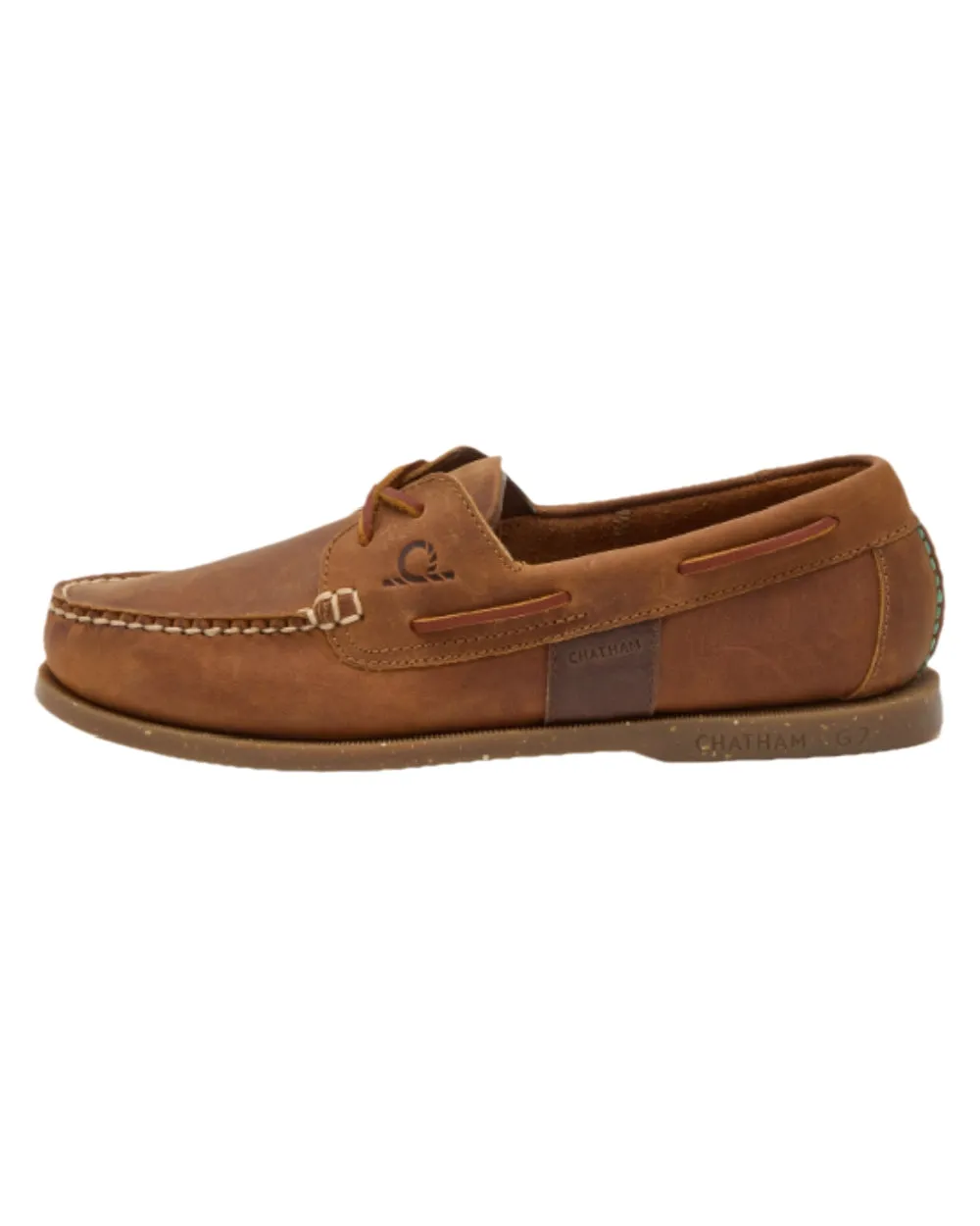 Chatham Mens Java II G2 Premium Leather Sustainable Deck Shoes