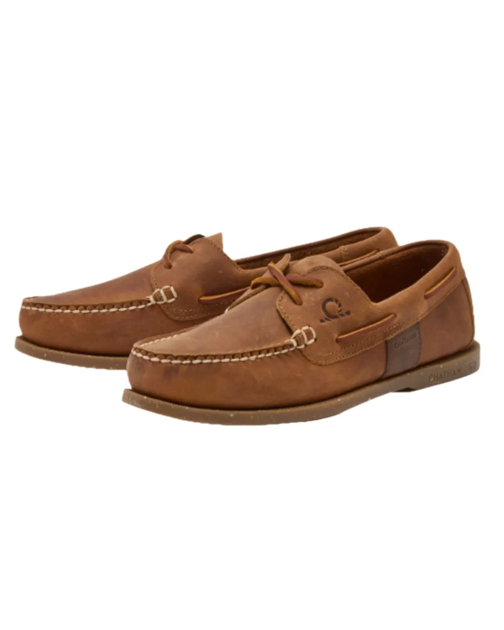 Chatham Mens Java II G2 Premium Leather Sustainable Deck Shoes