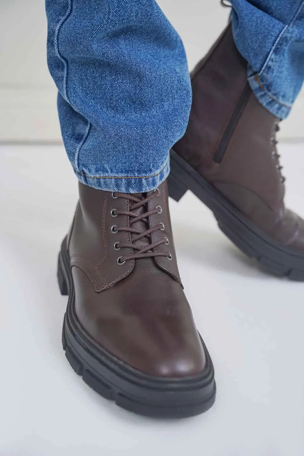 COMBAT LEATHER BOOTS