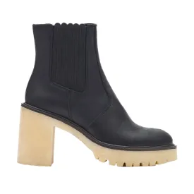 Free People Women's James Chelsea Boot in Black Leather