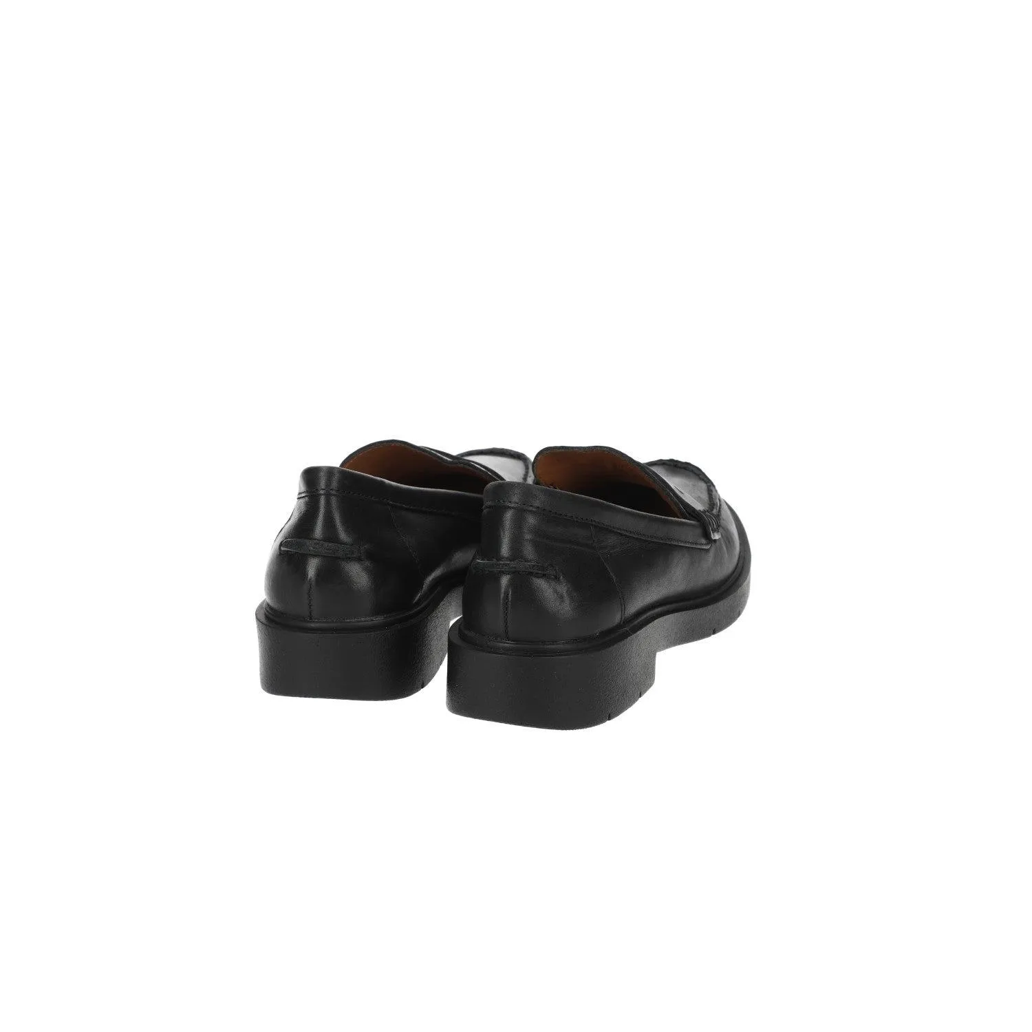 Geox Spherica Ec1 Loafers Leather Black Colour For Women