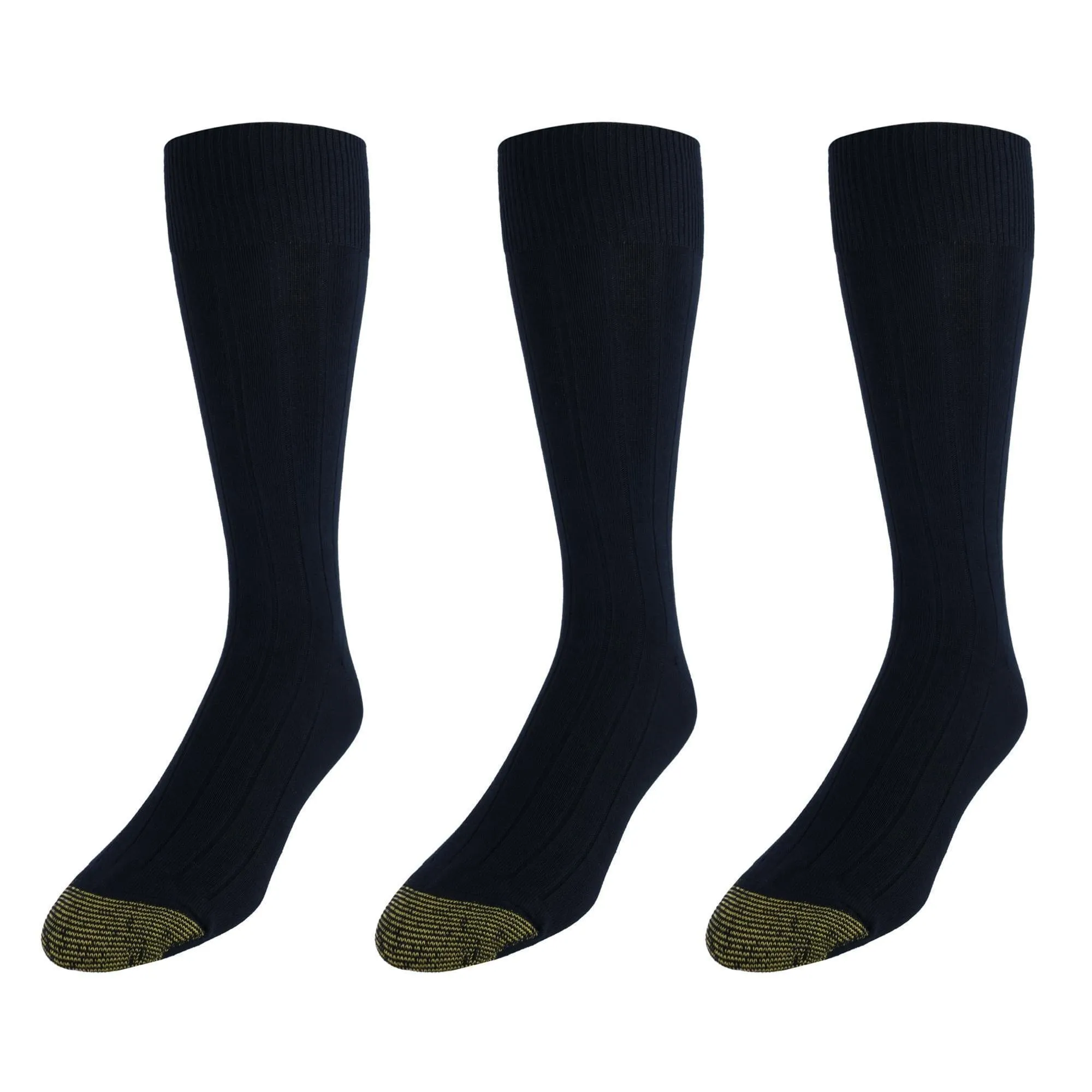 Gold Toe Mens Hampton Casual Dress Socks (Pack of 3)