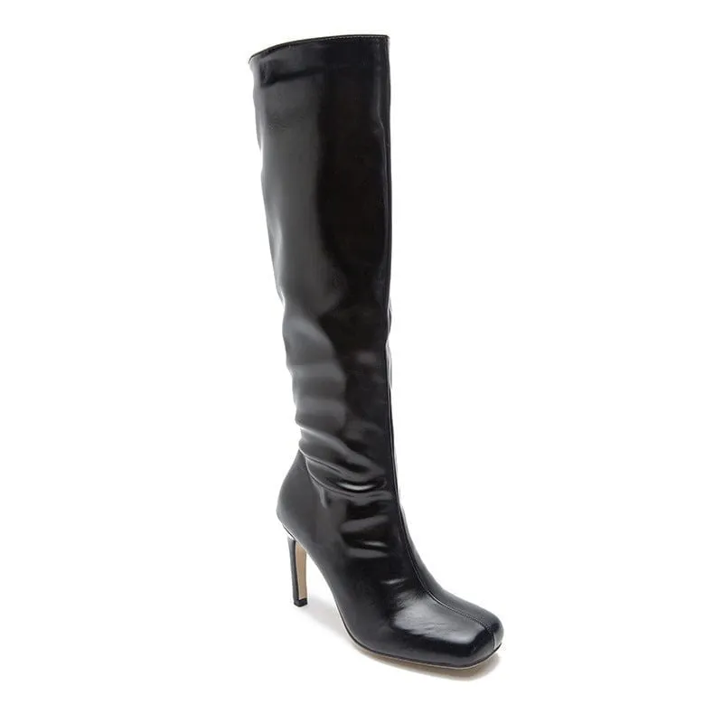 Knee Heel Boots