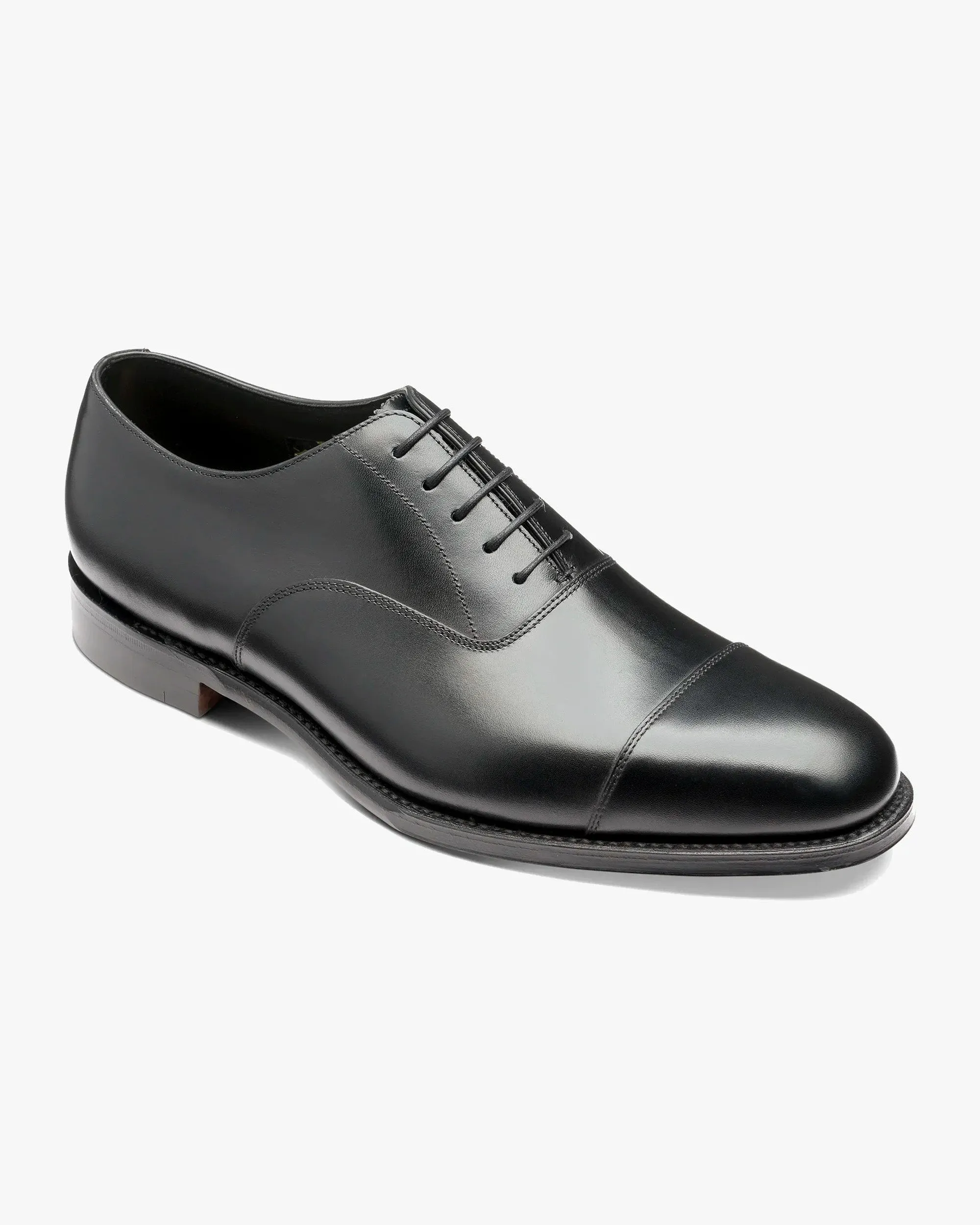 Loake 1880 Classic Aldwych Toe-Cap Oxford Shoe - Black