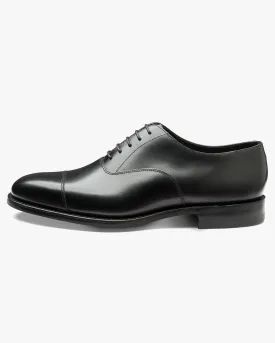 Loake 1880 Classic Aldwych Toe-Cap Oxford Shoe - Black