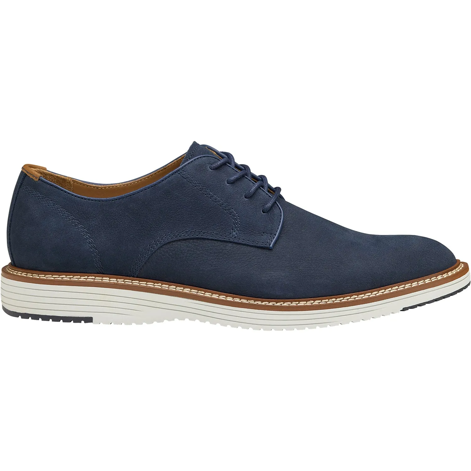 Men's Johnston & Murphy Upton Plain Toe Navy Nubuck