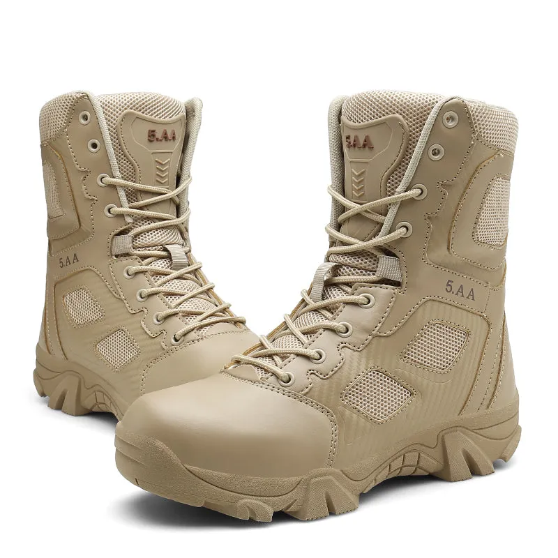 Military Shoes MilTec Tactical Side Zip Boots Black & Desert | 112