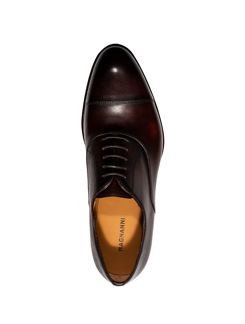 Oxford Toe Cap Shoe Brown