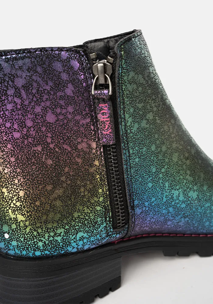 Rainbow Sparkle Chelsea Boots