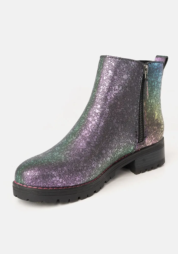 Rainbow Sparkle Chelsea Boots