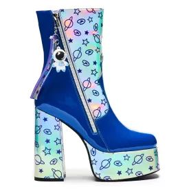 Spaceman Supernova Platform Heeled Boots