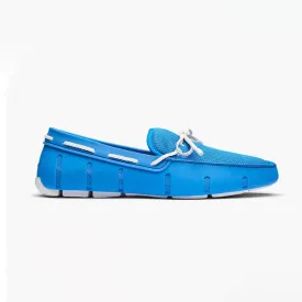 SWIMS Braided Lace Loafer Boat Shoes - Blue Skies