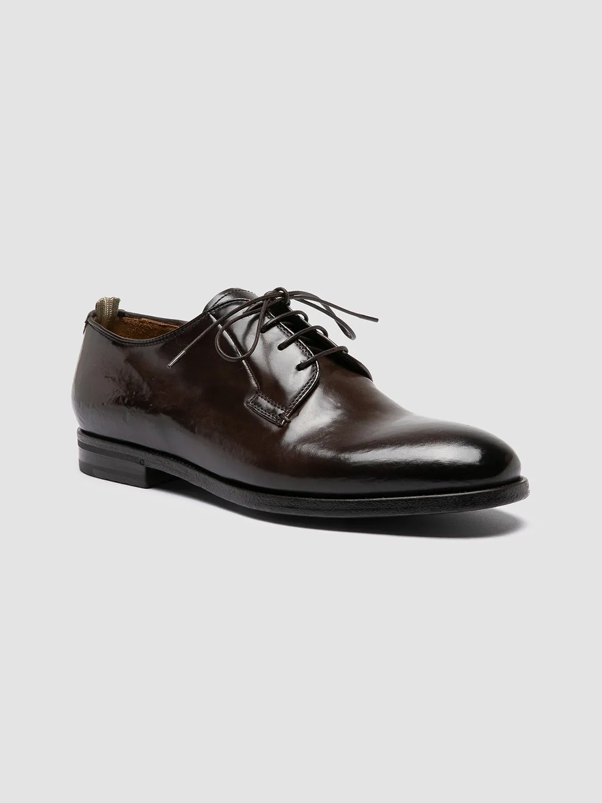 VANDERBILT CAOU 013 - Dark Brown Leather Derby Shoes