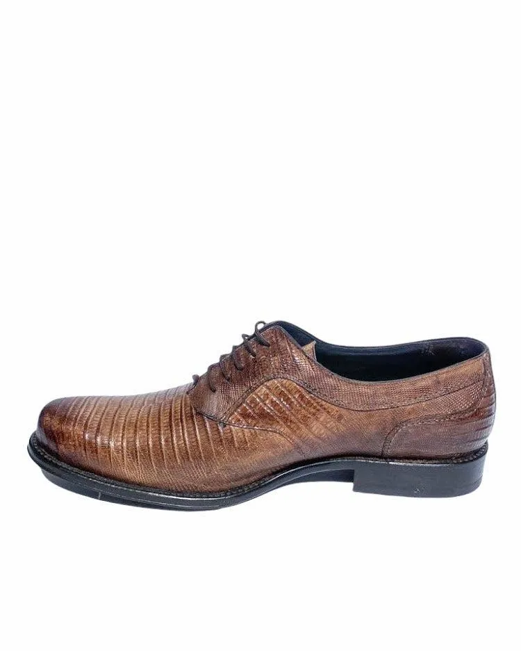 Y08LTLT - Cuadra Maple dress casual lizard oxford shoes for men