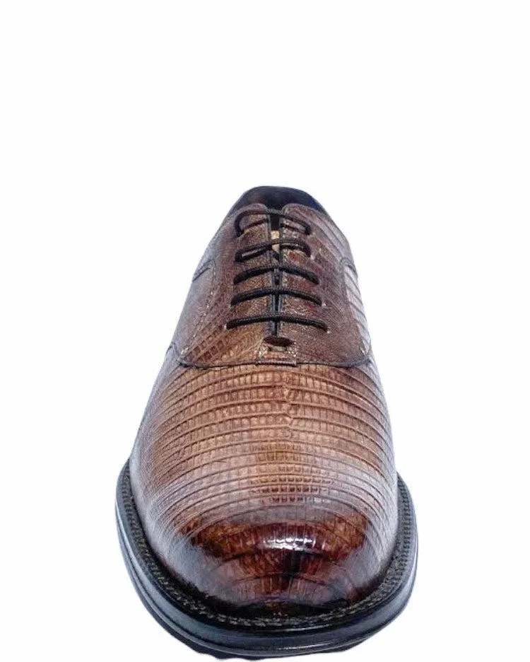 Y08LTLT - Cuadra Maple dress casual lizard oxford shoes for men